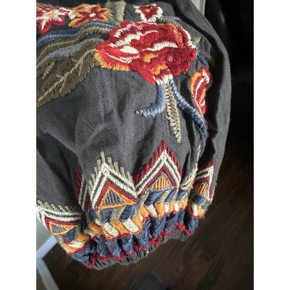 Kyla Sero Women S Handmade Tunic Limited Embroidered peasant Aztec cottage - Picture 10 of 15